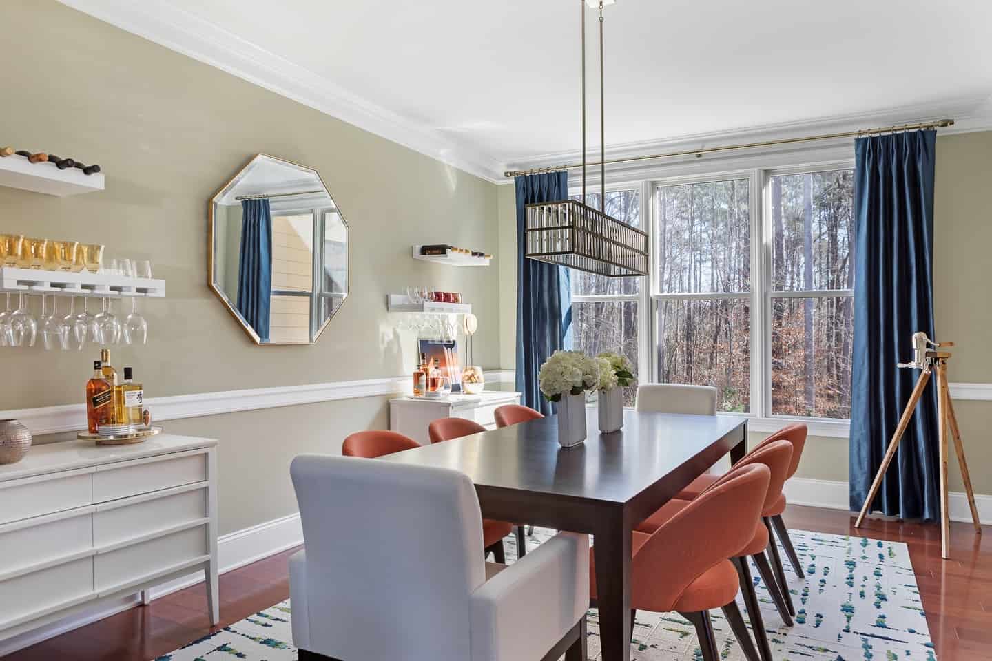 Modern Colorful Dining Room