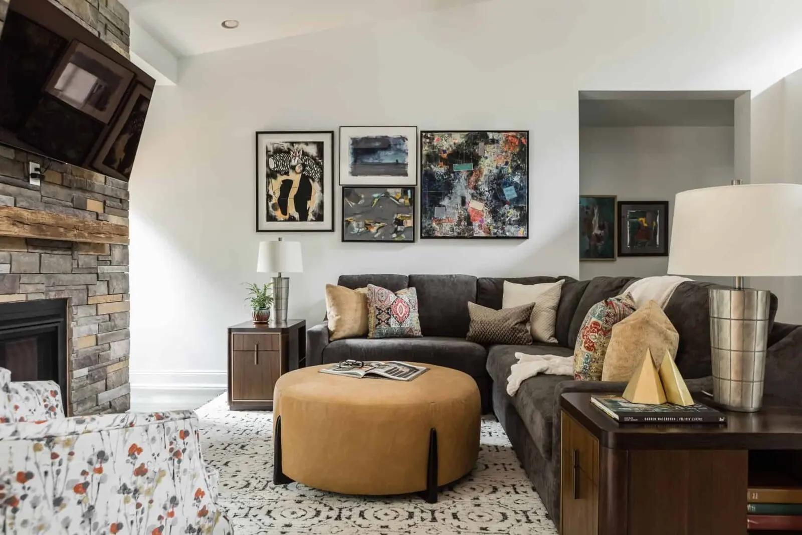 Eclectic Family Room