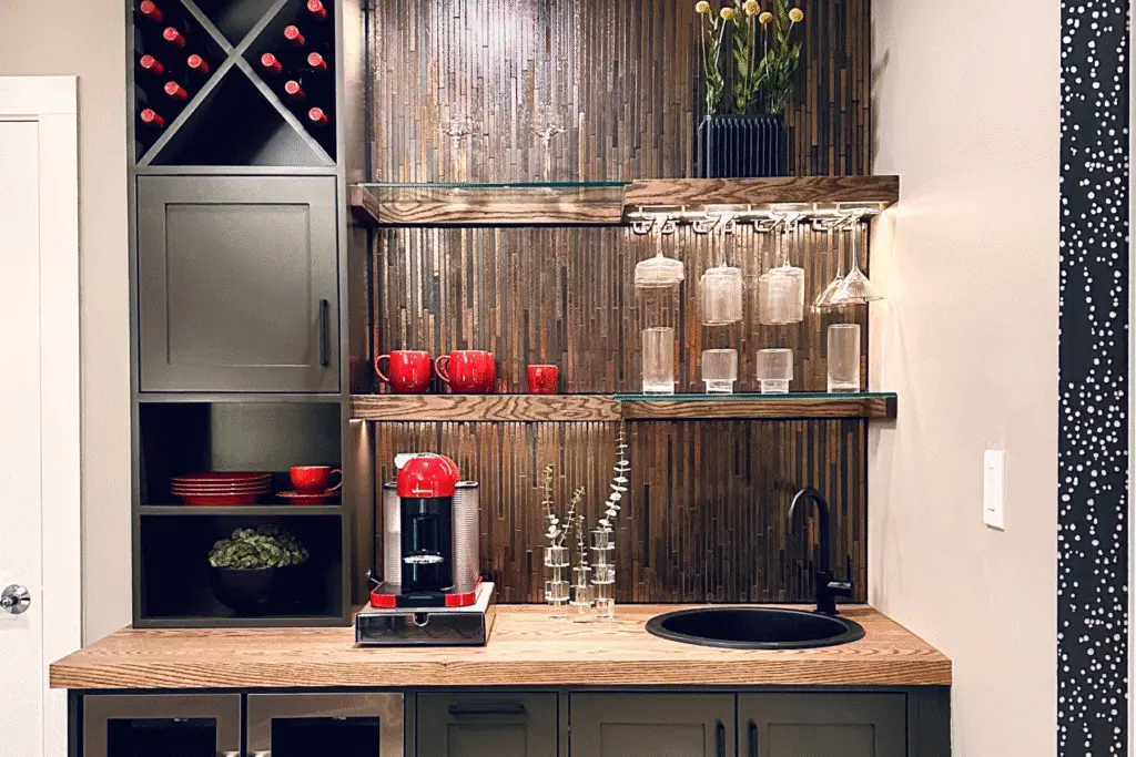 A Chapel Hill Home Bar